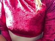 Nearly caught playing with my vibrator in the grocery store parking lot 12/16