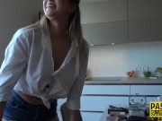 Fetish blonde throats and gets ass fucked 4/16