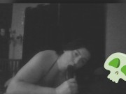 Great mouth on this big white whore 6/16