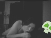 Great mouth on this big white whore 7/16