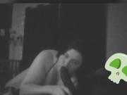 Great mouth on this big white whore 8/16