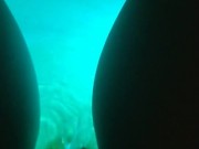Pissing in toilet