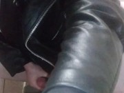 Leather Jacket Beat Off