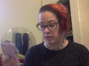 Shaved head fetish girl shaves her own head 11/16