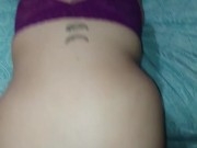 Cums in mouth after fucking amateur Latina hard
