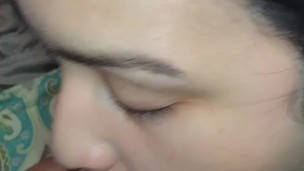 Pearl Necklace Cum on Her Tits