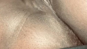 Rubbing my Big Clit with Wand, Pulsating Orgasm !!