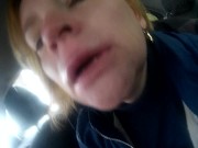 ПОДВЕЗ МАТЬ ДРУГА И ТРАХНУЛ В МАШИНЕ 14/16