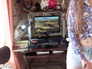 StepSister Blowjob Dick and Cum in Mouth POV for Silence About the Theft 3/16