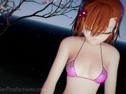 MMD R18 4k Misaka Mikoto bikini & stockings - hi fi raver - 1029