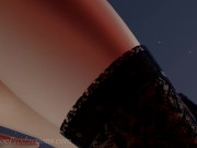 MMD R18 4k Misaka Mikoto bikini & stockings - hi fi raver - 1029 13/16