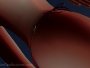 MMD R18 4k Misaka Mikoto bikini & stockings - hi fi raver - 1029 15/16