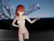 MMD R18 4k Misaka Mikoto bikini & stockings - hi fi raver - 1029 3/16