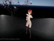 MMD R18 4k Misaka Mikoto bikini & stockings - hi fi raver - 1029 4/16