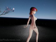 MMD R18 4k Misaka Mikoto bikini & stockings - hi fi raver - 1029 8/16