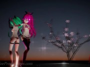 MMD R18 4k  Mirror dance Yamakaze - Lupin 1032 1/16