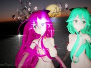 MMD R18 4k  Mirror dance Yamakaze - Lupin 1032 10/16
