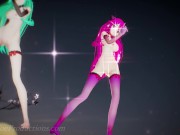 MMD R18 4k  Mirror dance Yamakaze - Lupin 1032 14/16