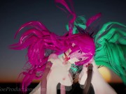 MMD R18 4k  Mirror dance Yamakaze - Lupin 1032 5/16