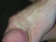 I love to touch my pumping cock