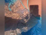 Fucking BBW in the pool outside 6/16