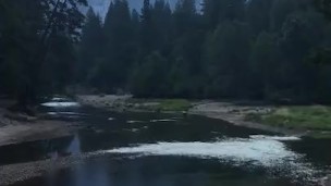 Badass Skinny dipping, cliff jumping at Yosemite National park