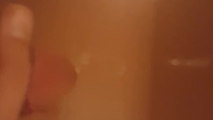 Big throbbing cumshot from soft to hard