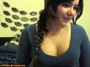 Annoying Camgirl Flashes Big Ass and Tits 1/16