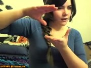 Annoying Camgirl Flashes Big Ass and Tits 6/16