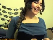 Annoying Camgirl Flashes Big Ass and Tits 8/16