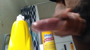 Was cleaning until i saw a solo masturbating scene of my crush