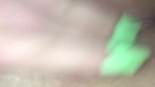 Fingering my virgin pussy 
