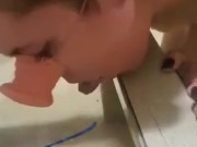 Good piggy eating cum and sucking bbc 6/16