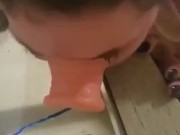 Good piggy eating cum and sucking bbc 7/16