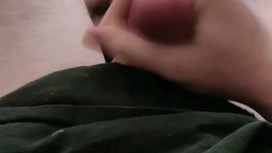 Covering shirt in cum pov