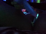 Glow in the dark masturbation  6/16
