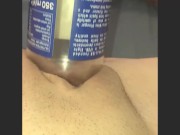Tiny Pussy Stretched and RUINED From Fucking Glass Bottle (With POV) 5/16