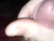 COVD19 stroking and spitting on my cock