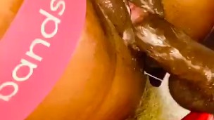 Sloppy deepthroat sucking creamy ass pussy get fucked