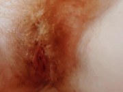 Wake Up Red Hairy Ginger Pussy Creampie Quickie | Redhead Home Amateur MILF 10/16