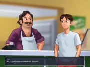 SUMMERTIME SAGA v0.20 - PT.226 -DAUGHTER CATCHES REDHEAD STEPMOM 14/16