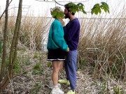 Outdoor strip and fuck by the lake with big cumshot in her face 4/16