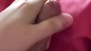 Wanking my hard cock for 7 minuets straight