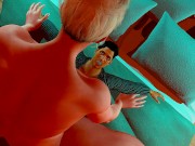 Bedroom Romance Giantess Growth 8/16