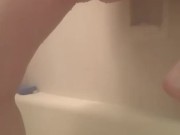 Fun by myself in the shower 11/16