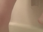 Fun by myself in the shower 4/16