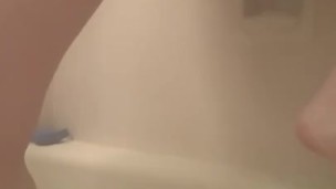 Fun by myself in the shower