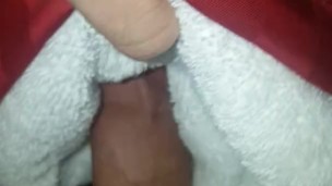 Fucking a pillow 