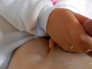 Gentle cock massage and handjob by sweet girl 11/16