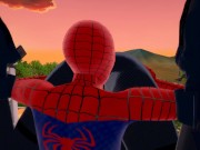 (3D Hentai) Spiderman x Black Widow 3/16